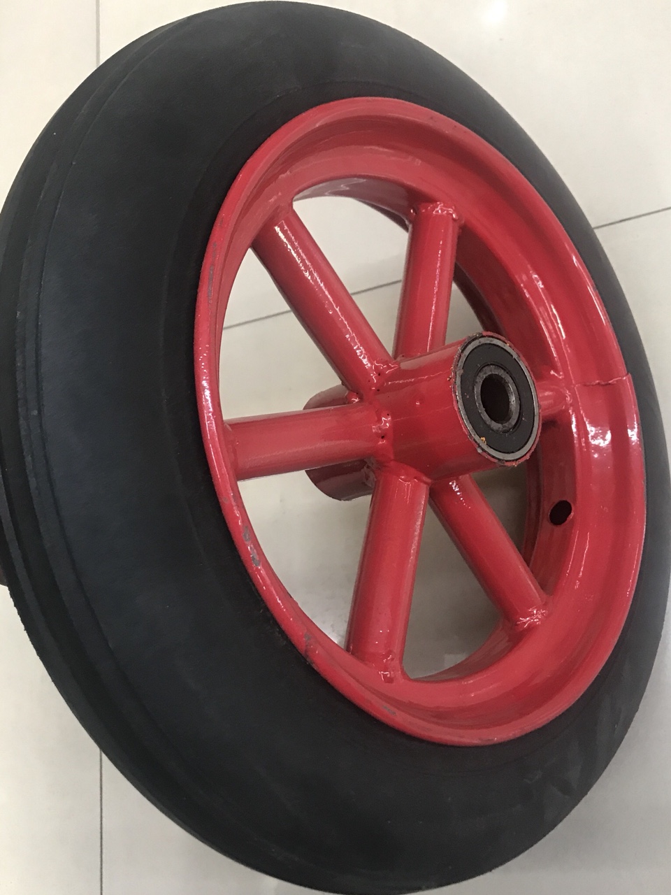 300-8 rubber powder wheel factory direct sales of high-quality rubber inflatable wheels, tiger cart and handcart wheels