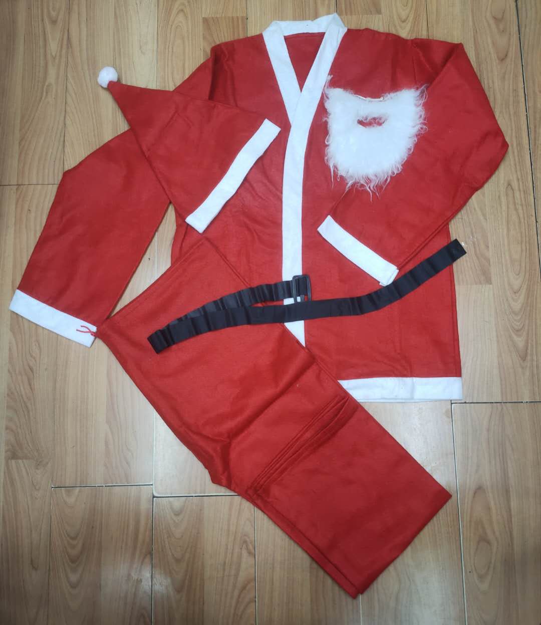 Santa Costume show Girl's Christmas costume baby Christmas costume big clothes thumbnail