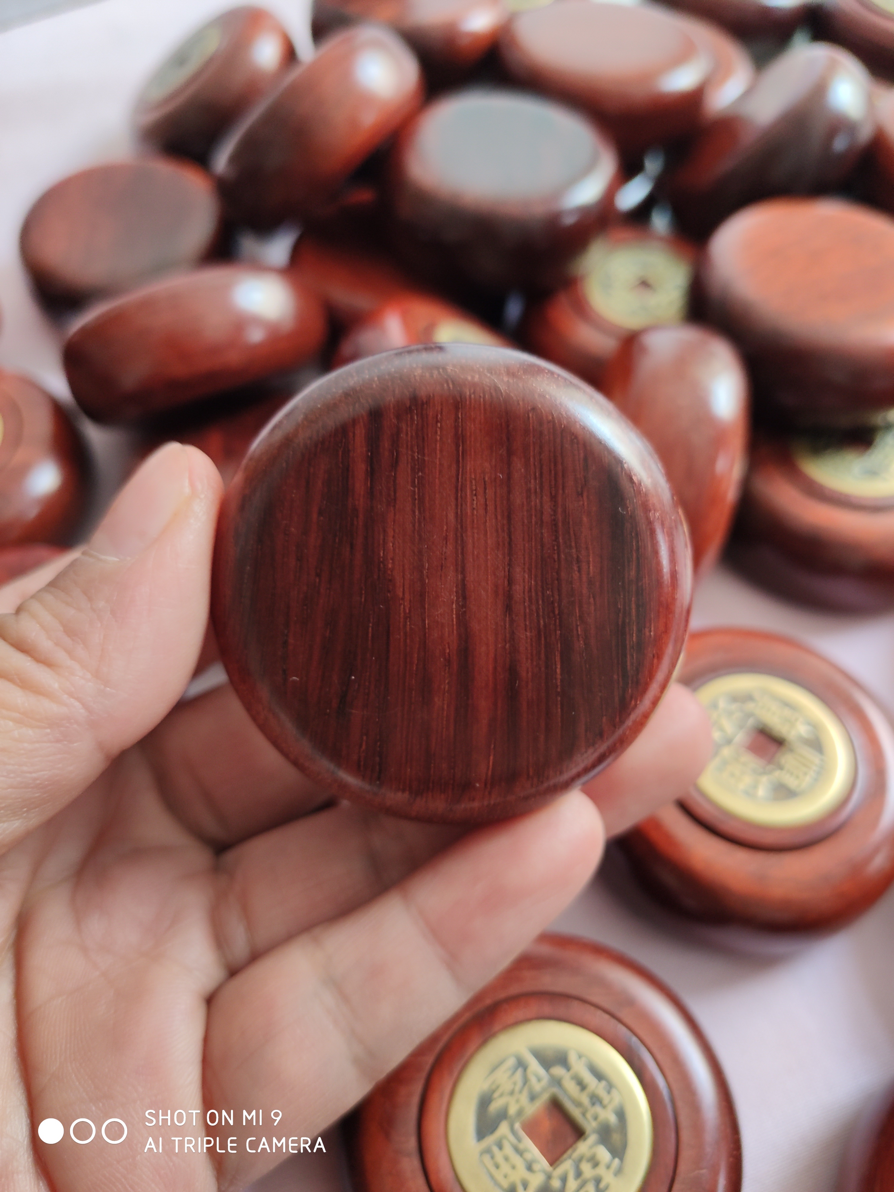 High-end African rhinoceros horn rosewood handles made from natural logs are profitable detail image 2