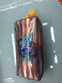 Unicorn pen bag orange