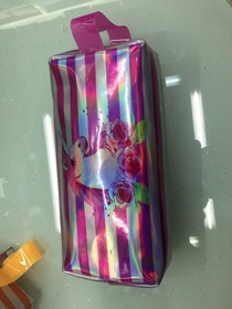 Unicorn pen bag red