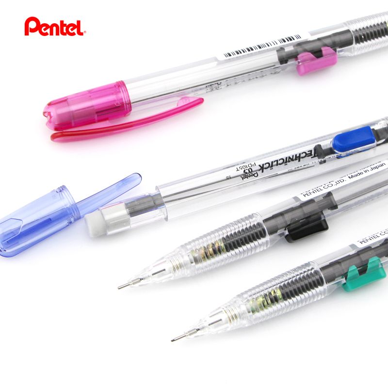 pentel PD105, PD107 mechanical pencils details Picture