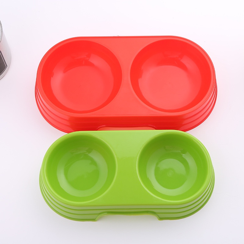 Hot-selling candy-colored lightweight plastic single bowl pet dog bowl, cat bowl, pet food supplies manufacturer wholesale 1