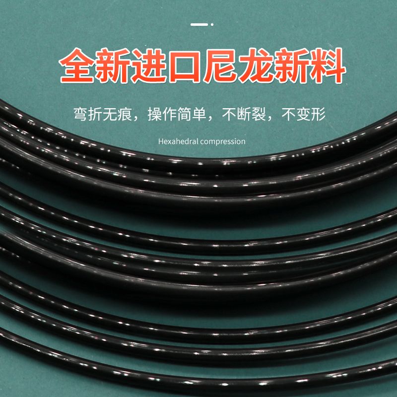 电工穿线器黑色尼龙穿墙线管道暗线穿管器引线器电线放串线拉线器产品图