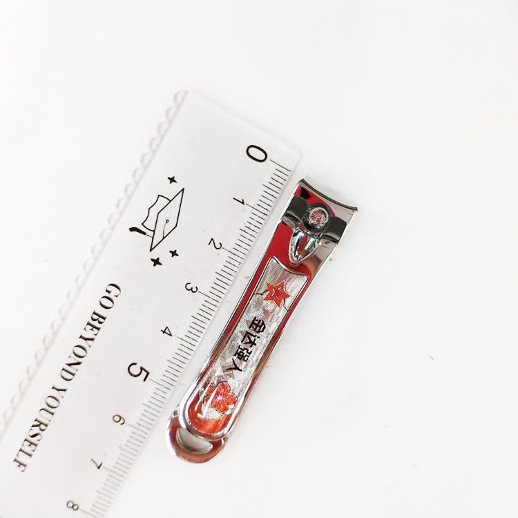 Qiangren stainless steel nail clippers and Scissors, premium nail clippers QR6601, 2-yuan store supply, 12 pieces per box detail image 1