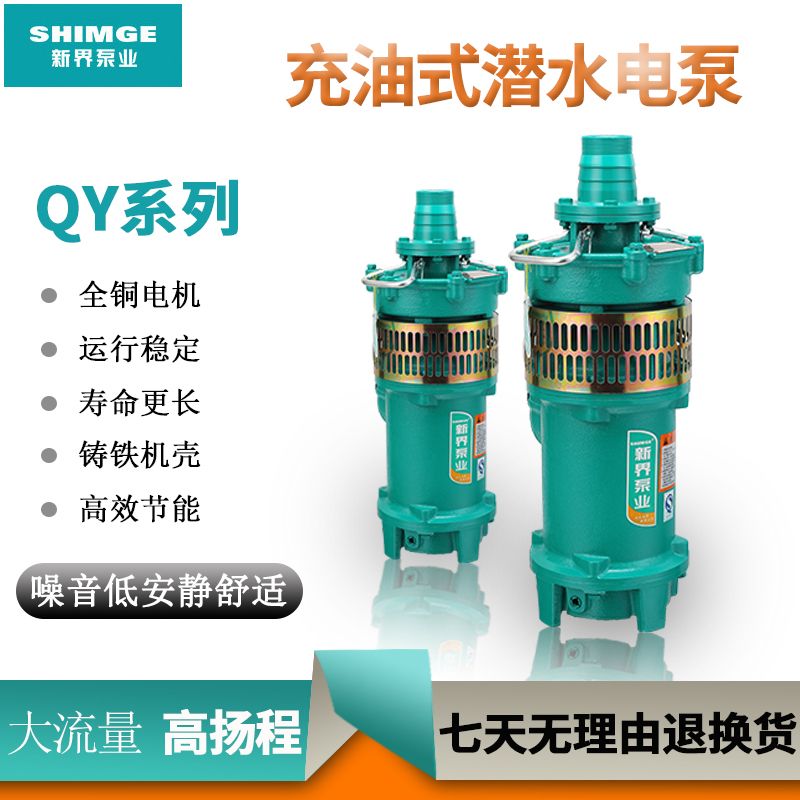 New Territories Pump Qy Filling Pump 10-25 Square Farmland Irrigation Fountain 380V Agricultural Household Industrial Submersible Pump details Picture