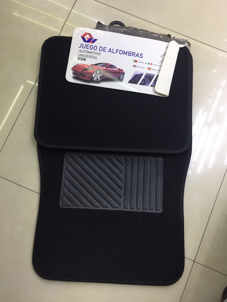 Velvet foot pads