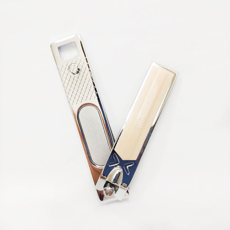 Strong Person stainless steel nail clippers, nail scissors, premium nail clippers, large size QR6605-1, 12 pieces per box Item Picture