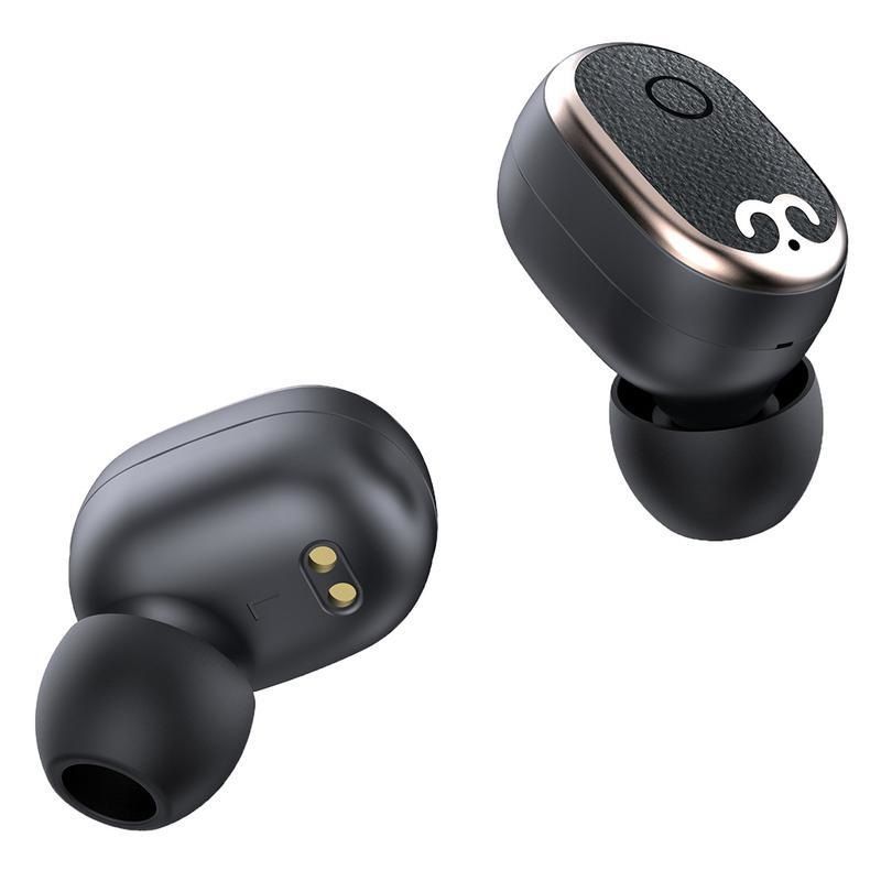 TWS Bluetooth headphone 5.0 noise-reducing digital display with charging bin in-ear wireless headphone