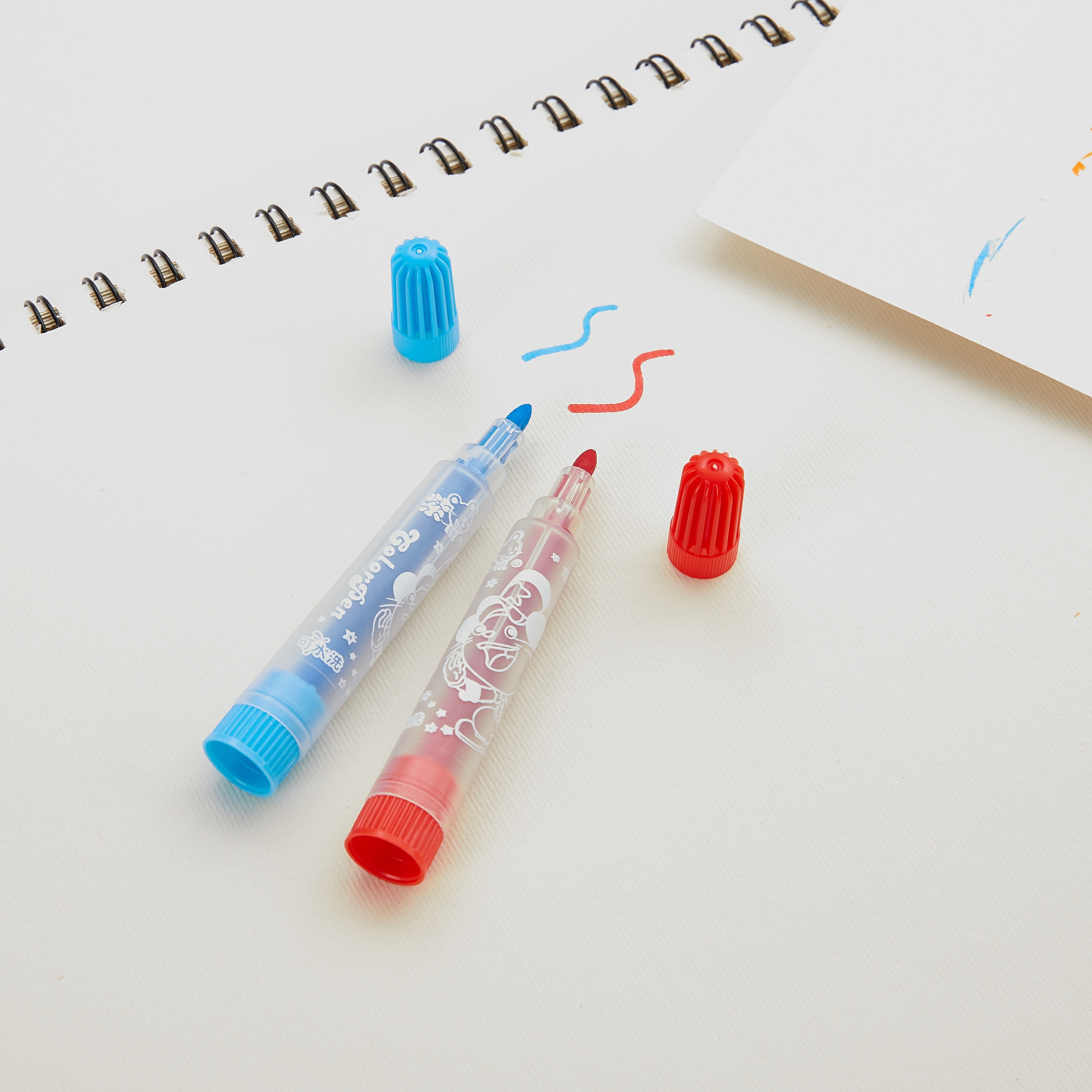Hot Washable Purple Rat Bag Watercolor Pens 12/18/24/36 Children's Painting Pens Wholesale Can Be Customized undefined