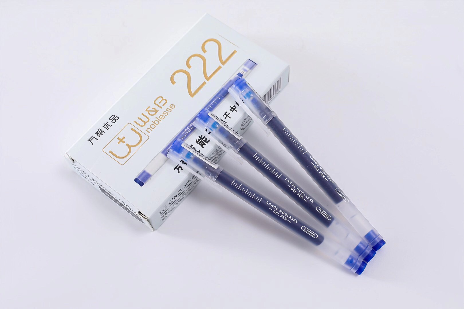 Wanbang Youpin 222 New double-bead Ballpoint Pen for Office and Student Use, 0.5mm Item Picture