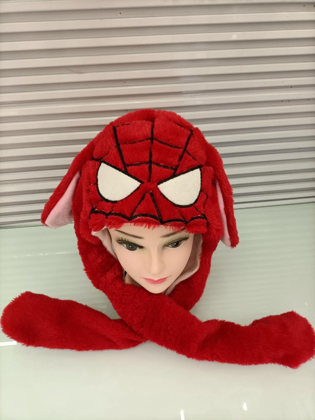 发光兔子耳朵会动帽子详情3