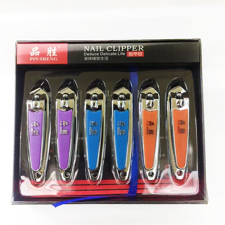 Pinsheng nail clippers, diagonal scissors, nail clippers, nail pliers 2009-1A, electric soldering, 12 pieces in one box