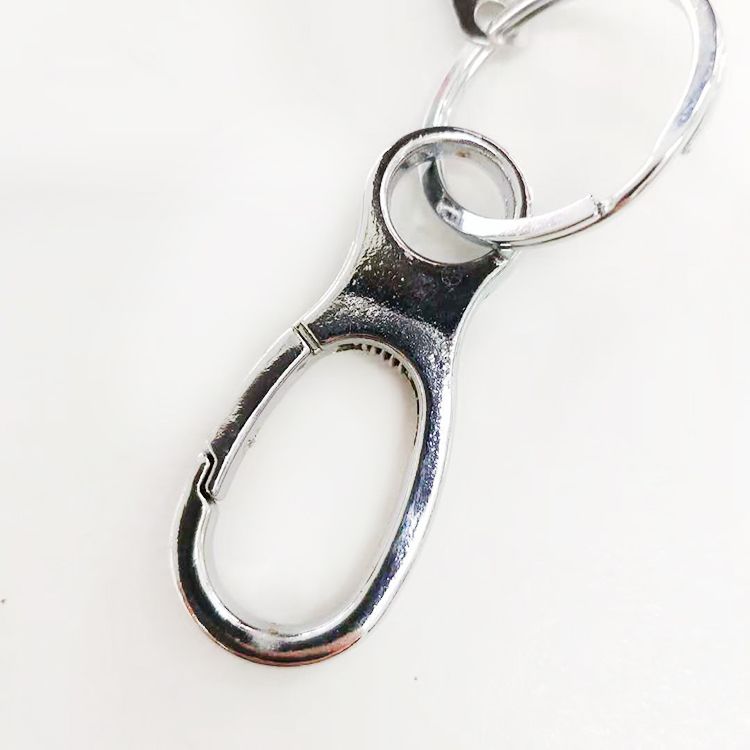 MQ metal alloy single-ring keychain key pendant Premium 848-1 2-yuan store supply Application Scenario