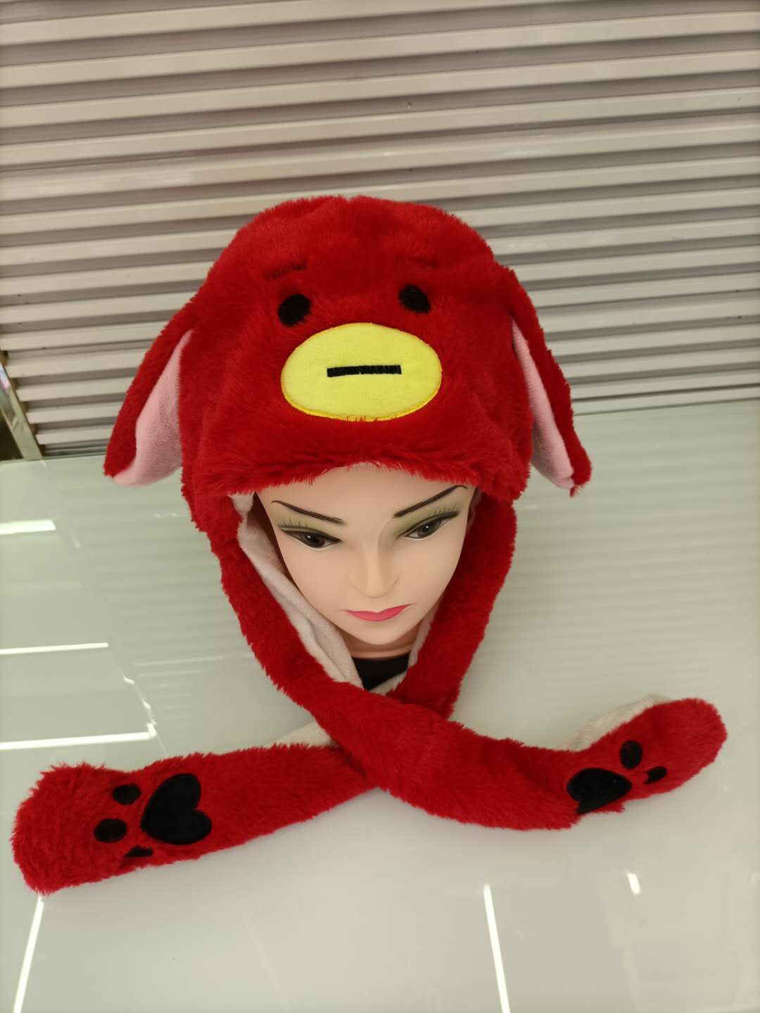 发光兔子耳朵会动帽子详情7