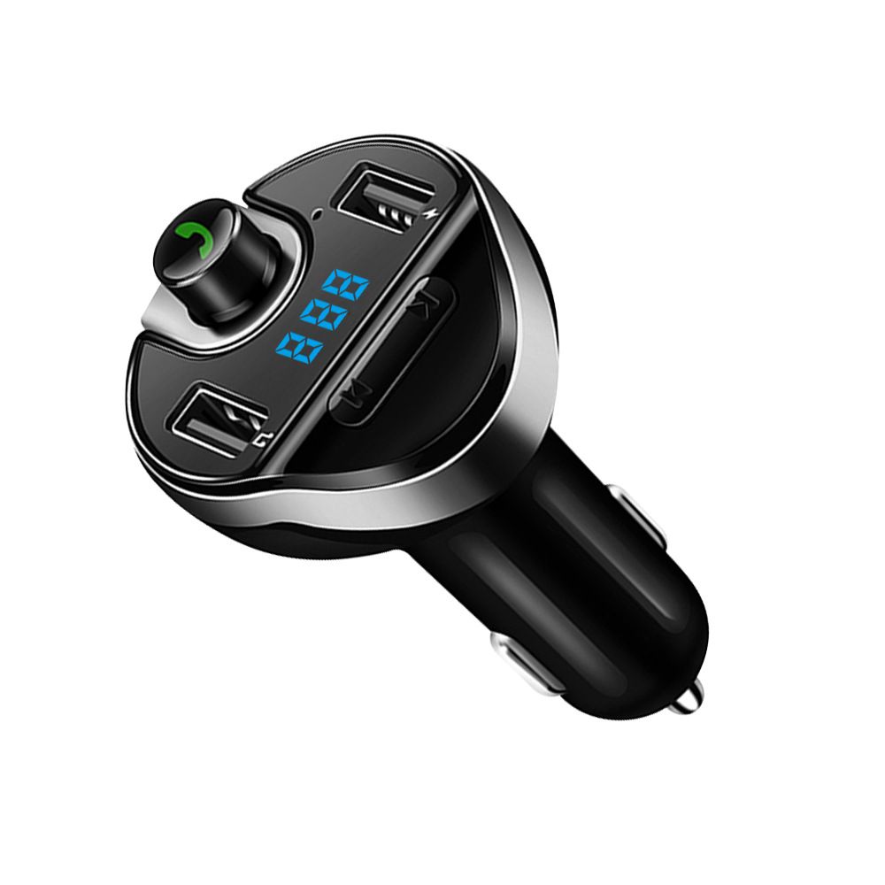 New T20 car Bluetooth hands-free phone MP3 player FM transmitter Smart fast 2.1a charger