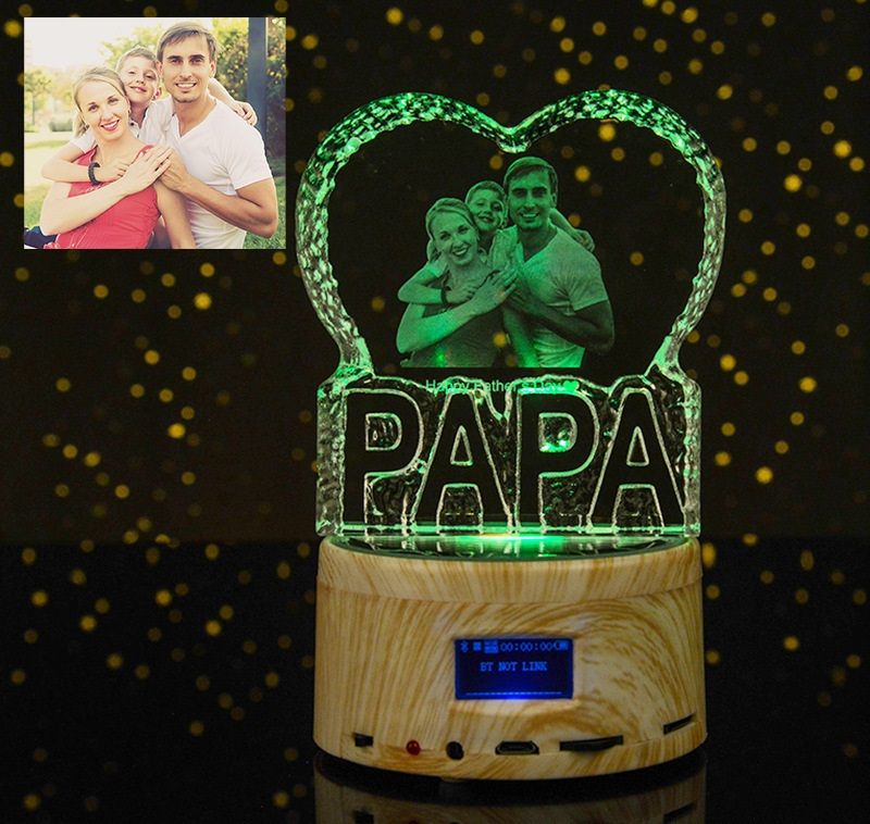Birthday gift Crystal LOVE Bluetooth Music box DIY character 3D photo customization cross-border exclusive Application Scenario