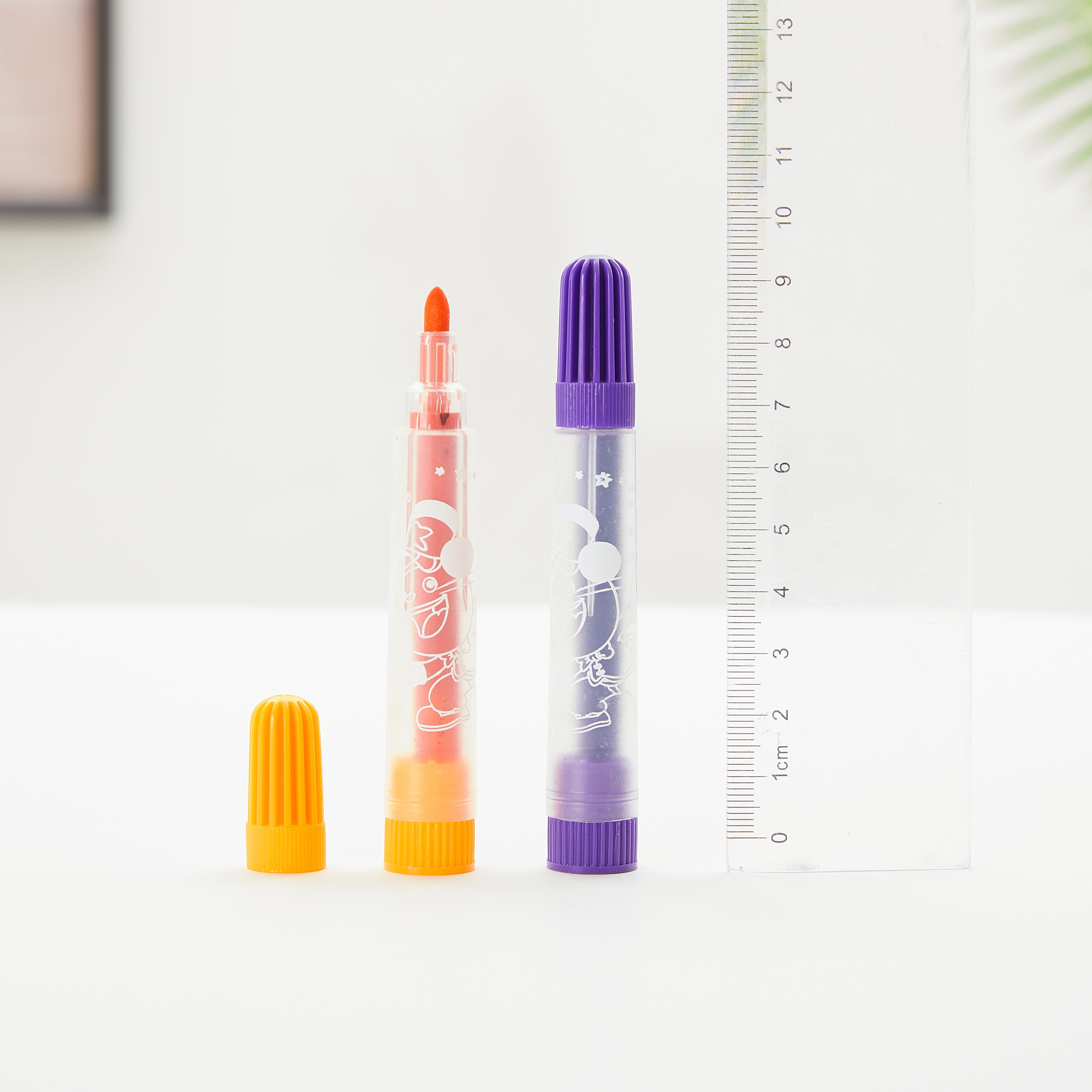 Hot Washable Purple Rat Bag Watercolor Pens 12/18/24/36 Children's Painting Pens Wholesale Can Be Customized Application Scenario