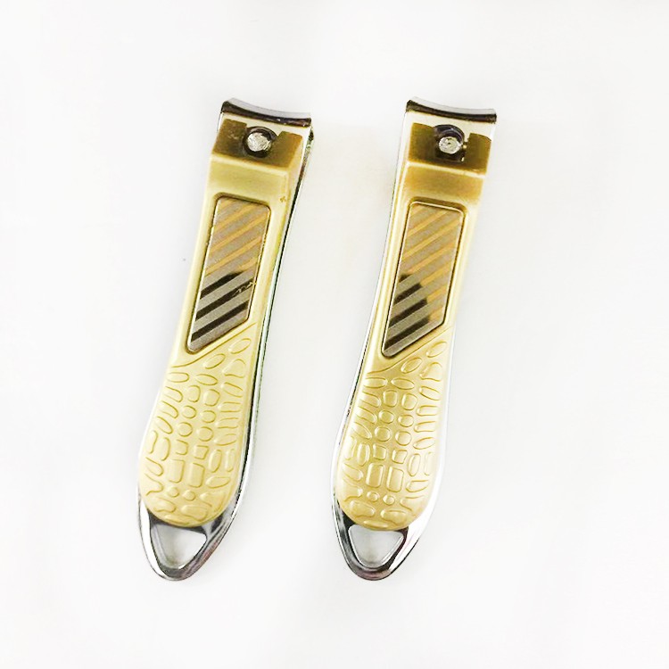 Pinsheng Premium nail clippers, stainless steel nail clippers, nail clippers 8038, gold, 12 pieces per box detail image 1