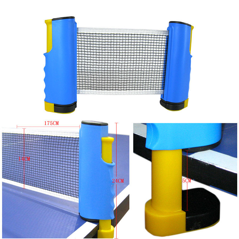 便携式加厚乒乓球桌网架自由伸缩含网兵乒乓球网架通用详情图4