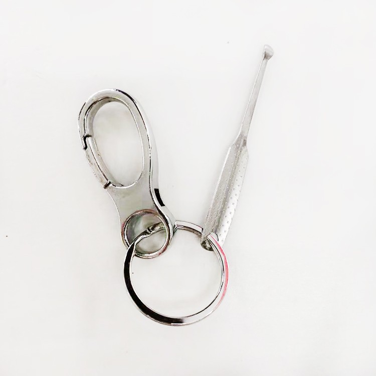 MQ metal alloy single-ring keychain key pendant Premium 848-1 2-yuan store supply detail image 5
