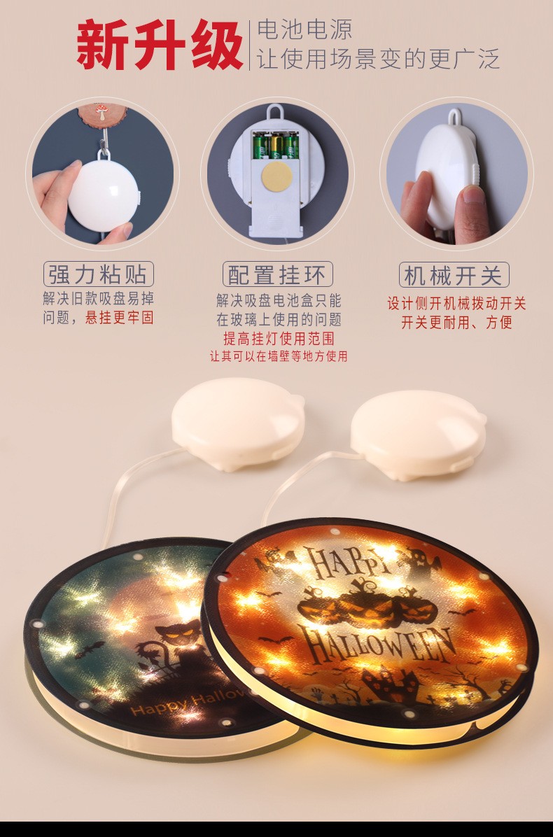 万圣节led装饰灯 节日酒吧装饰彩灯串灯详情图2