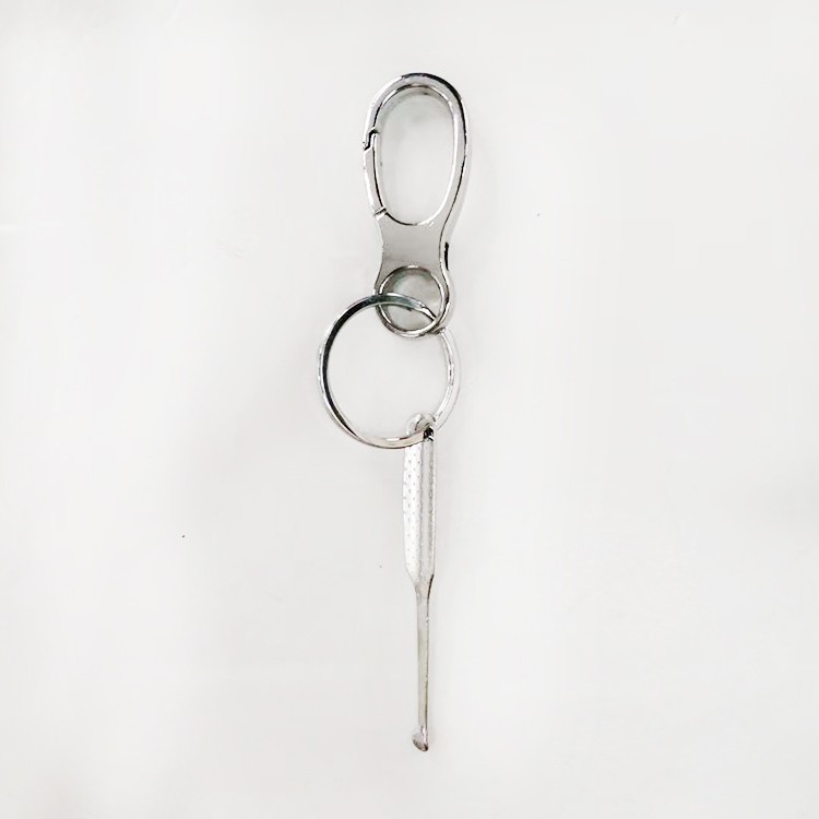 MQ metal alloy single-ring keychain key pendant Premium 848-1 2-yuan store supply detail image 4