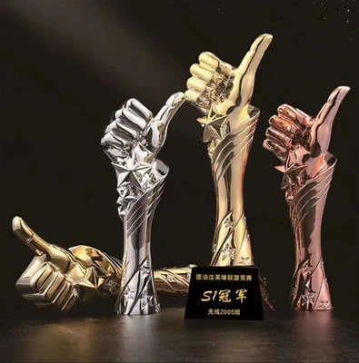 Resin gold silver copper thumb thumbnail