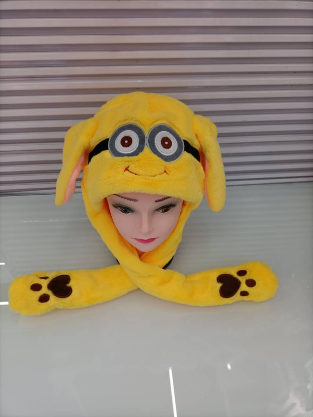 发光兔子耳朵会动帽子详情11