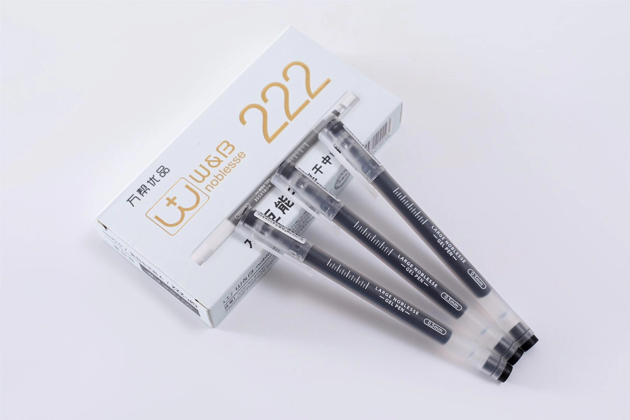 Wanbang Youpin 222 New double-bead Ballpoint Pen for Office and Student Use, 0.5mm