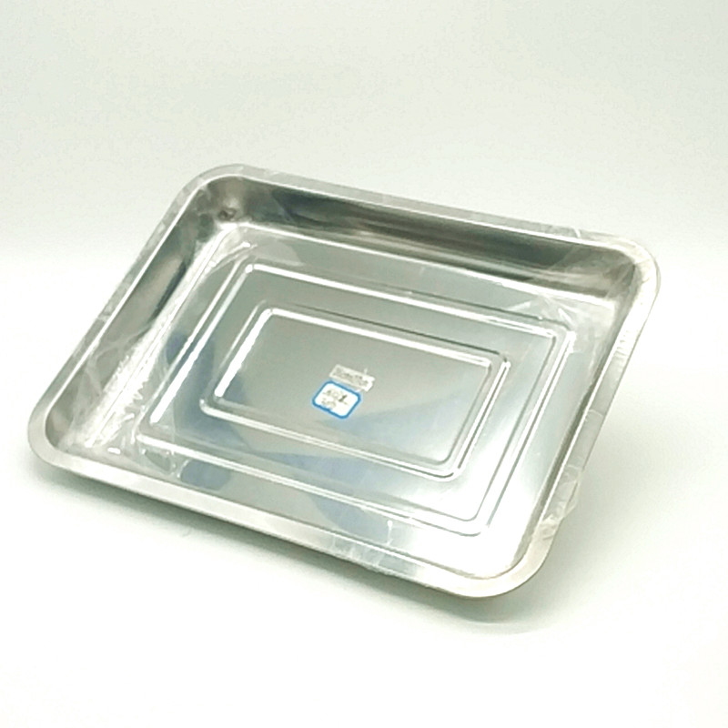 40*30cm rectangular tray, square plate, deepened iron plate, commercial steamed rice and dumpling plate, barbecue plate, vegetable basin Application Scenario