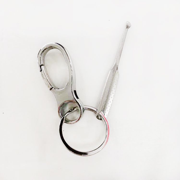 MQ metal alloy single-ring keychain key pendant Premium 848-1 2-yuan store supply