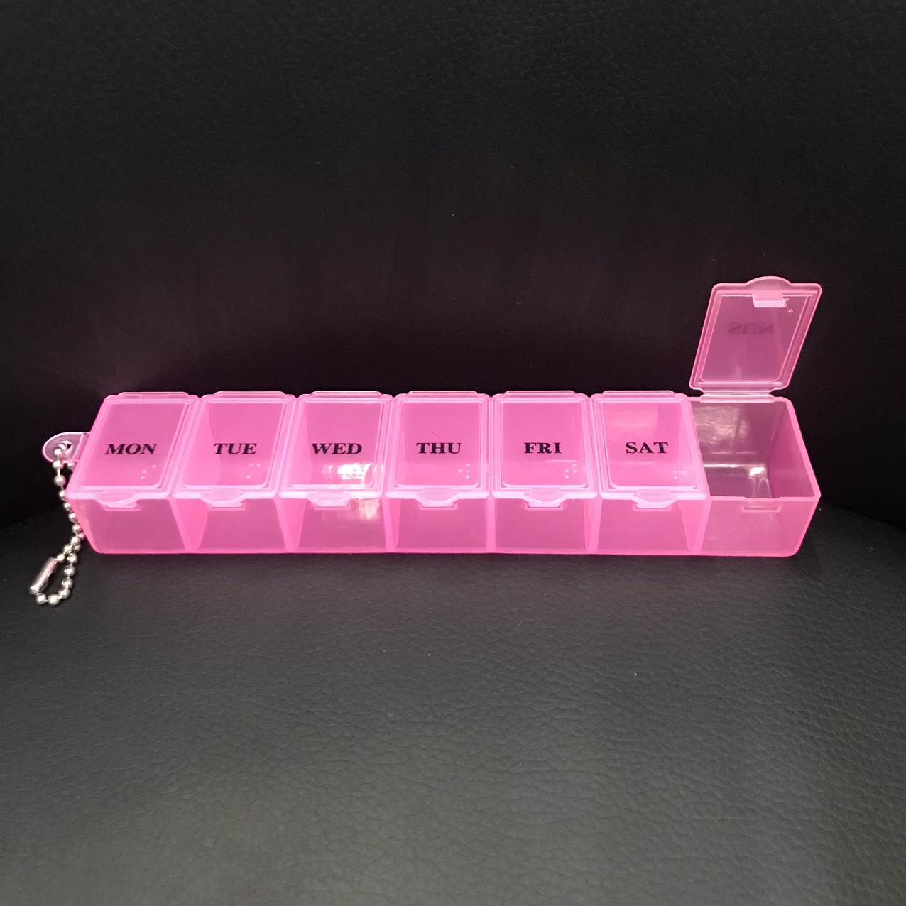 Single row plastic pill box thumbnail