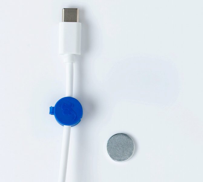 线上线下爆款数据线耳机线磁吸理线器高品质大象标无痕胶产品图