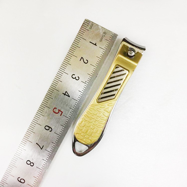 Pinsheng Premium nail clippers, stainless steel nail clippers, nail clippers 8038, gold, 12 pieces per box detail image 3