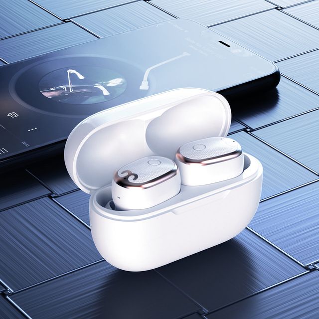TWS Bluetooth earphone with charging bin Smart universal mobile phone wireless earphone