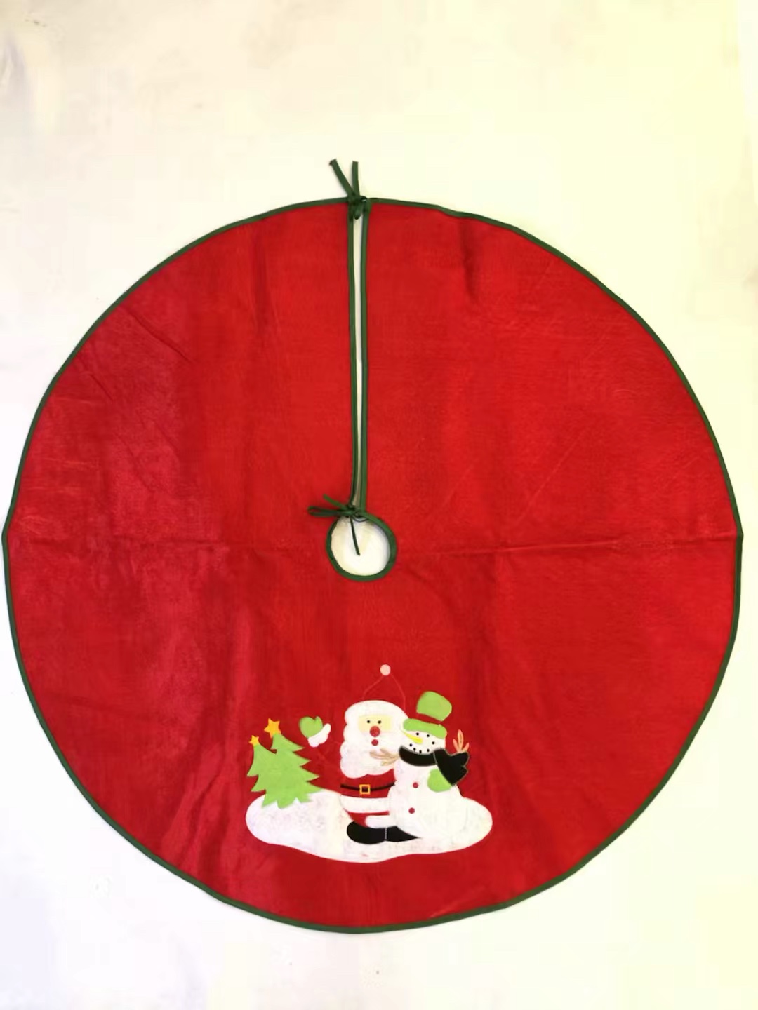 圣诞绣花树裙圣诞树铺垫节日装饰品圣诞装扮胡桃夹子主题 圣诞装饰品白底实物图