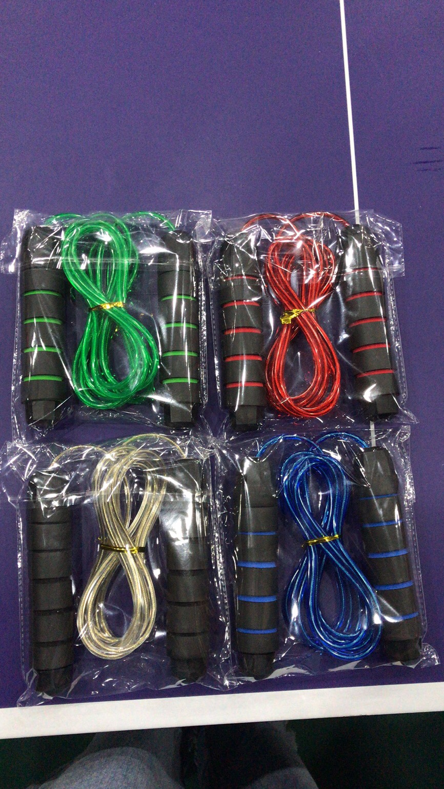 网红负重跳绳双轴承户外健身钢丝绳学生中考跳绳比赛运动器材详情图8