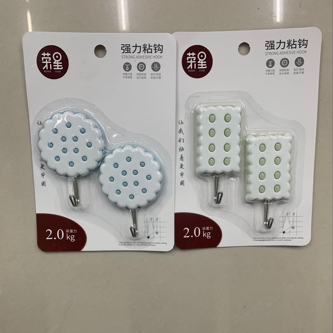 816家用粘钩厂家直销新款耐用居家适用衣钩浴室钩