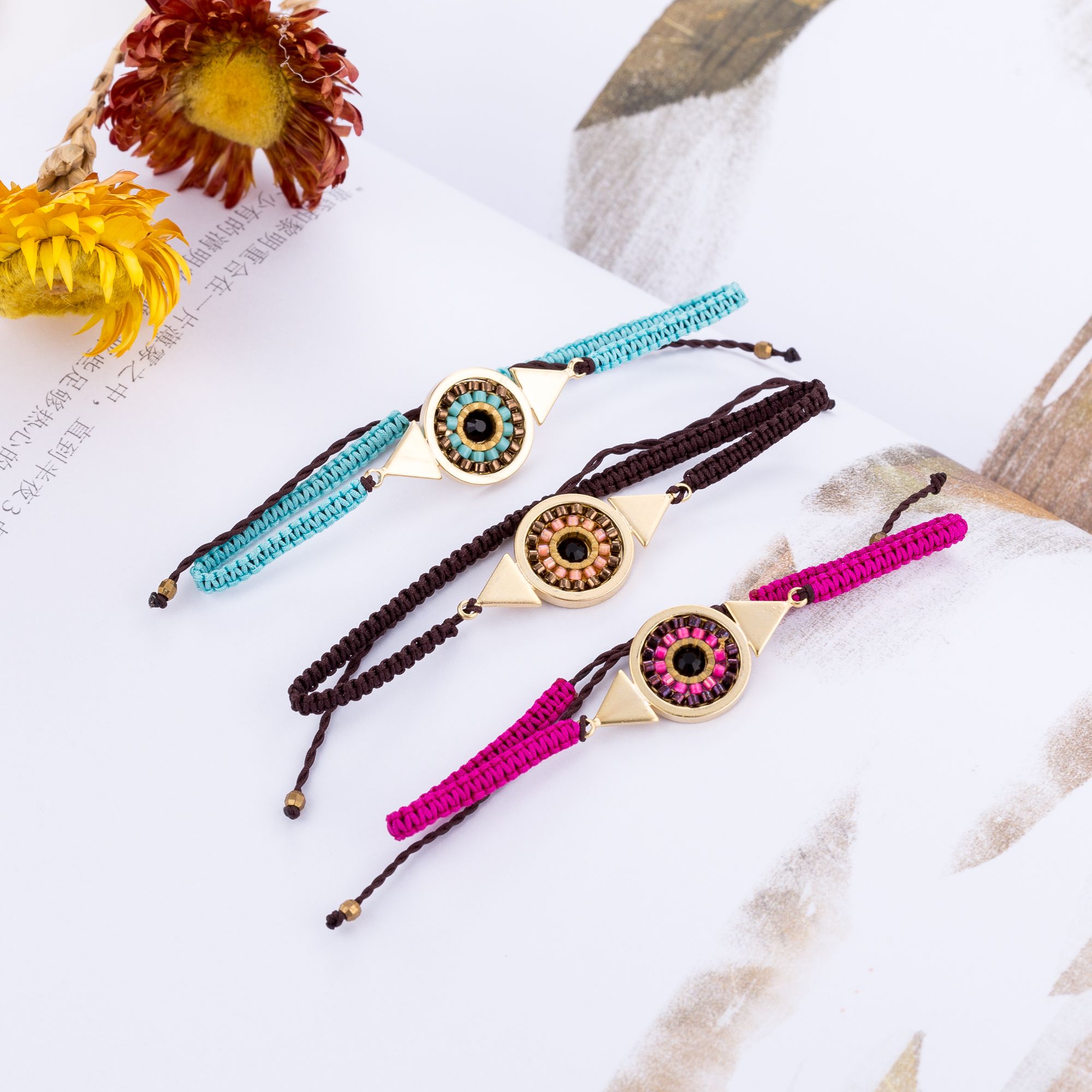 Bohemia Japan imported glass rice beads handmade diy bracelet Korean version exaggerated atmospheric hand jewelry