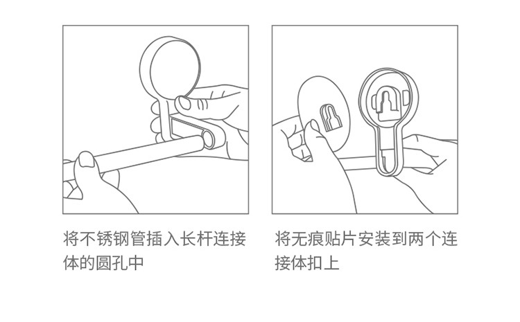 浴室浴巾架毛巾架免打孔卫生间架子浴室置物架详情图11