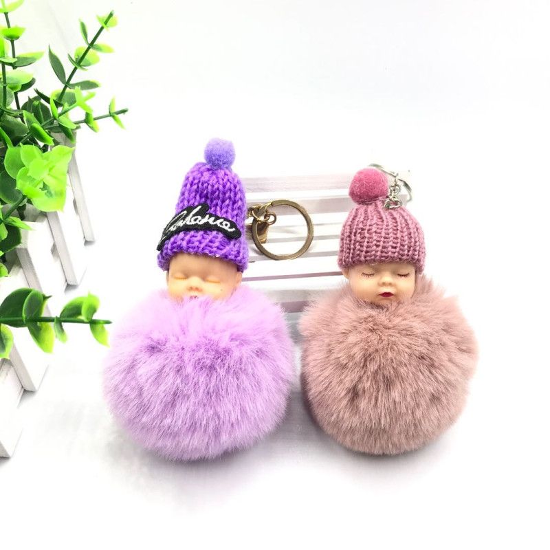 Nuevos modelos bola de pelo muñeca fan lago muñeca peluche bonecos maletas ropa llavero colgante bolsa fabricante correo undefined