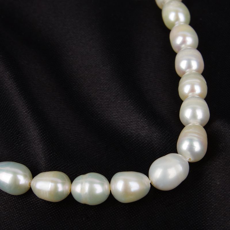 5.5-6Mm Rice Bead Rice Necklace Natural Freshwater Pearl Semi-Finished Material Diy Accessories Fashion Trend Specification drawing