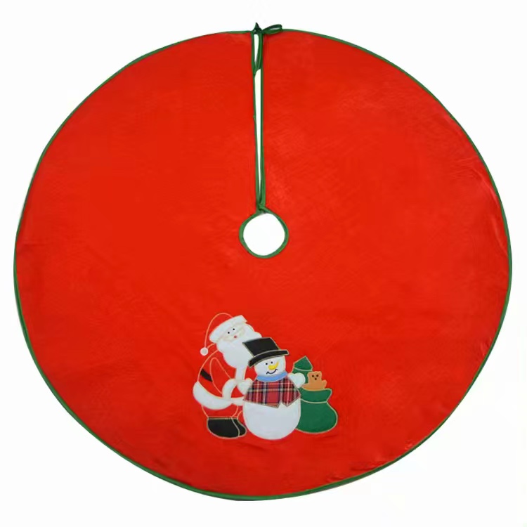 圣诞树裙圣诞树铺垫圣诞绣花树裙圣诞装扮