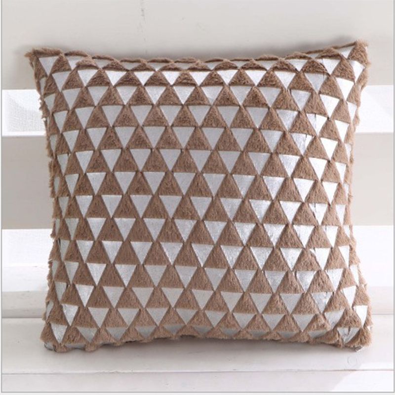 Wholesale of plush gold and silver embossed pillowcases without cores, cushions for tatami sofas and car headrests details Picture