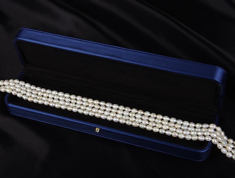 5.5-6Mm Rice Bead Rice Necklace Natural Freshwater Pearl Semi-Finished Material Diy Accessories Fashion Trend undefined