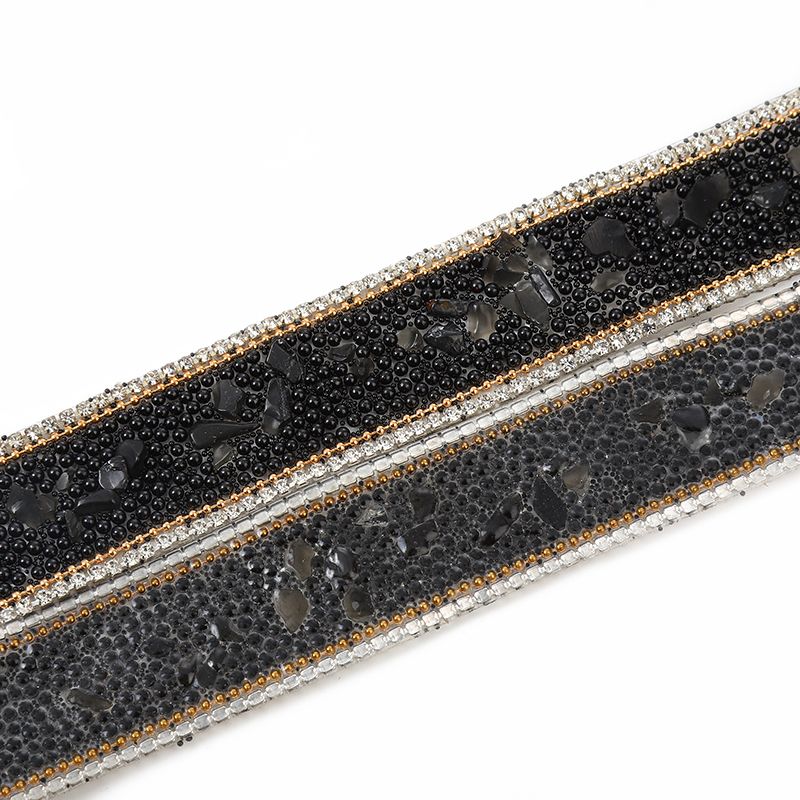 Hot melt back adhesive resin mesh rhinestones resin diamond fabric mesh silver base resin mesh
