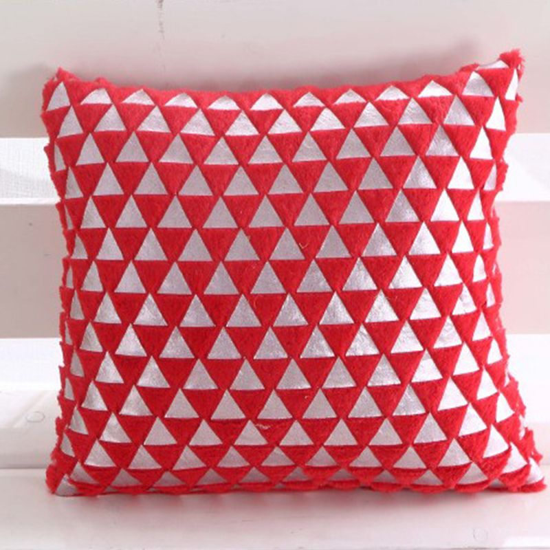 Wholesale of plush gold and silver embossed pillowcases without cores, cushions for tatami sofas and car headrests