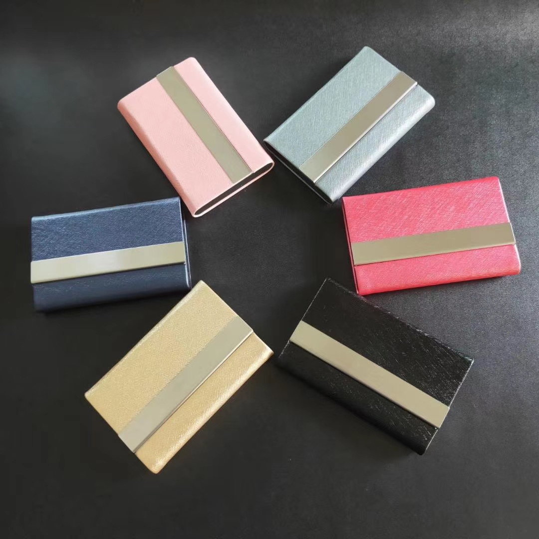 Leather business card box undefined