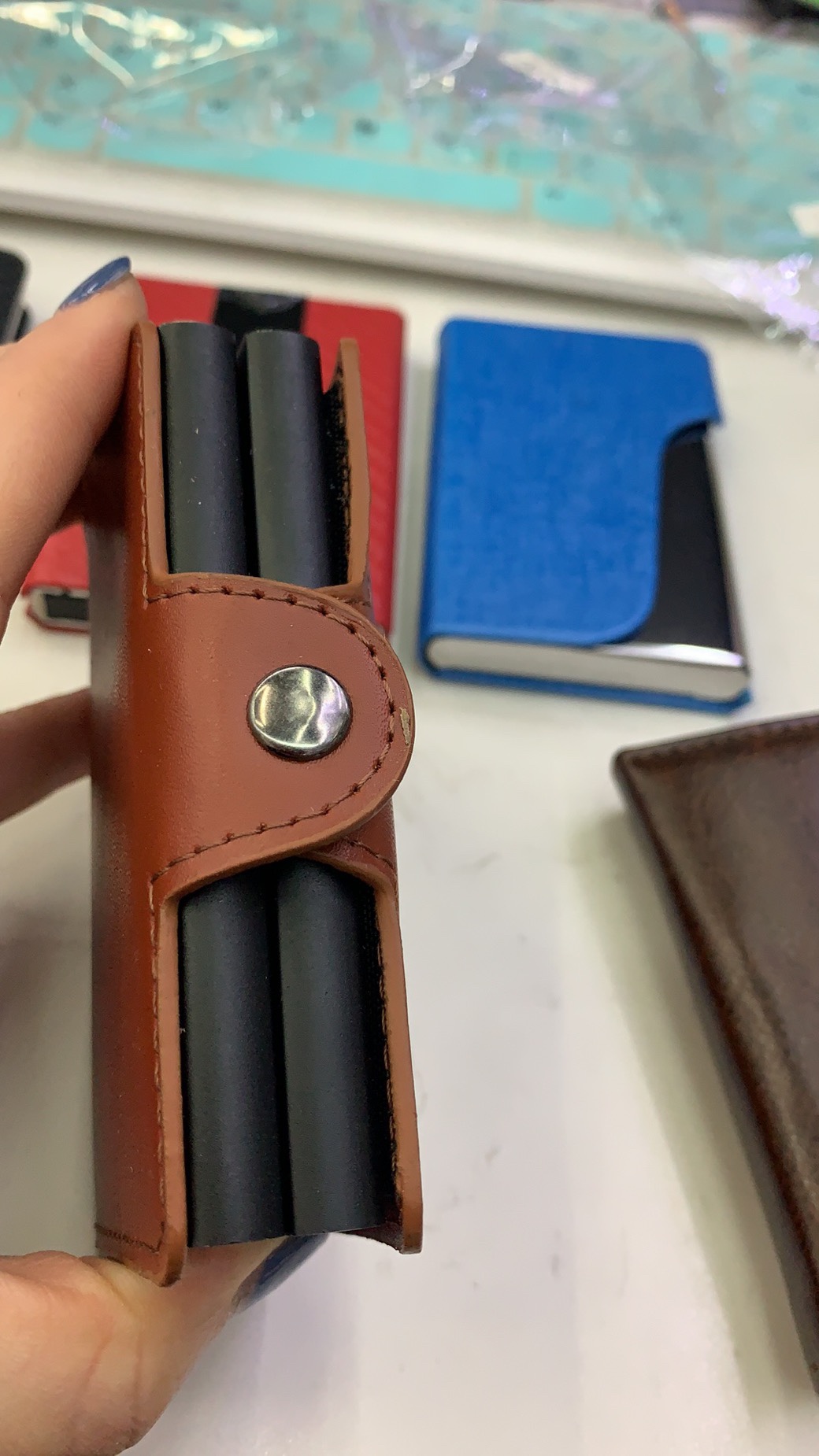 Leather business card box Application Scenario